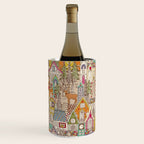 vintage gingerbread town Wine Chiller Gallery Image 1