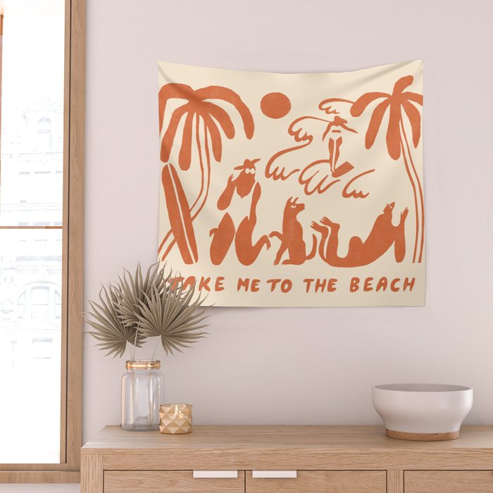 Take me to the beach Wall Tapestry Gallery Image 2