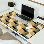 Cuboid Geometric Abstract Shapes Pattern XII Desk Mat Gallery Image 2