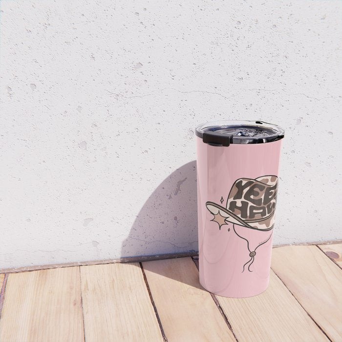 Yeehaw Cowboy Hat Inspired by PANTONE 17 1230 Mocha Mousse Travel Mug Gallery Image 4