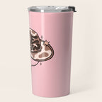 Yeehaw Cowboy Hat Inspired by PANTONE 17 1230 Mocha Mousse Travel Mug Gallery Image 2