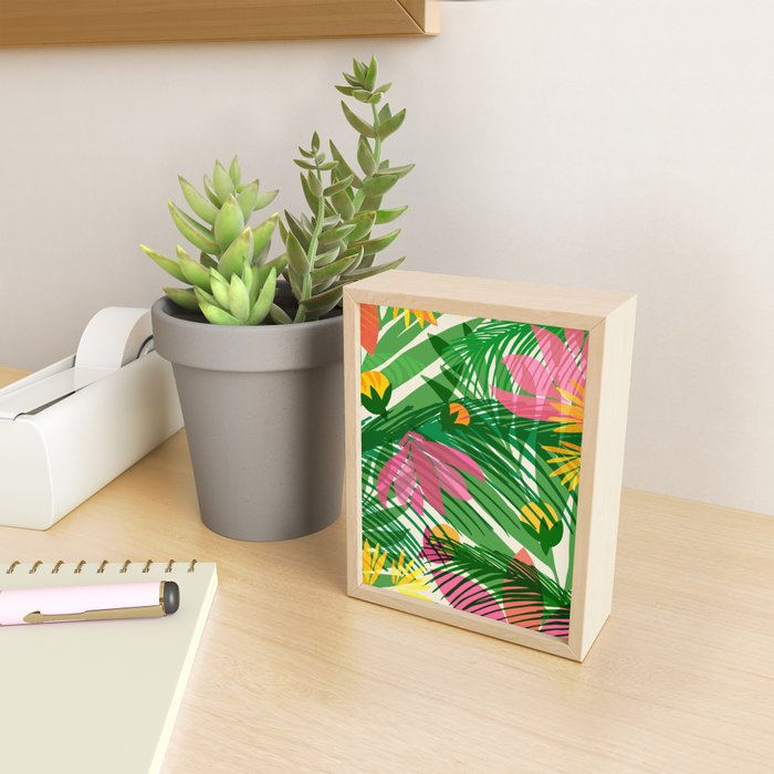 Modern Breezy Hawaiian Print  Mini Art Print Gallery Image 2