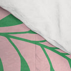 Two Ferns: Azalea & Ocean Green Comforter Gallery Image 4