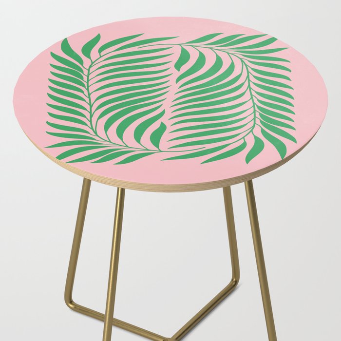 Two Ferns: Azalea & Ocean Green Side Table Gallery Image 2