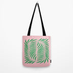 Two Ferns: Azalea & Ocean Green Tote Bag Gallery Image 2