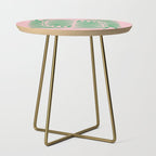 Two Ferns: Azalea & Ocean Green Side Table Gallery Image 1