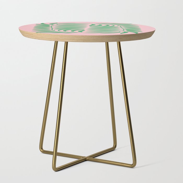 Two Ferns: Azalea & Ocean Green Side Table Gallery Image 1