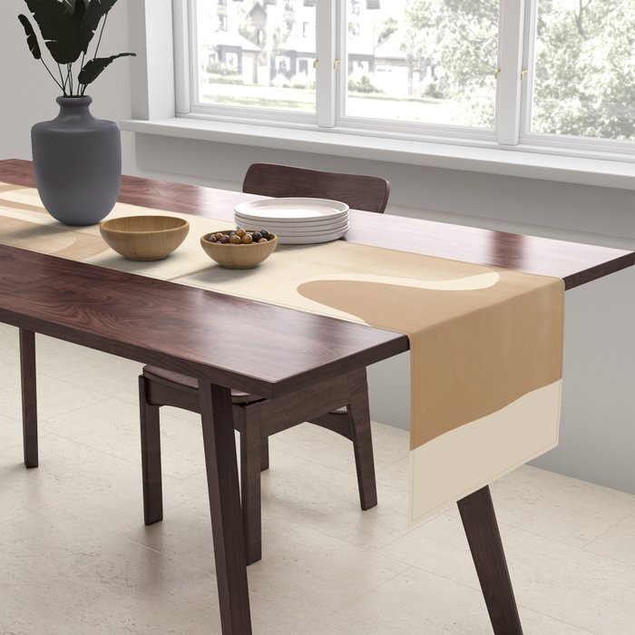 Modern Abstract Shapes 97 Table Runner Gallery Image 2