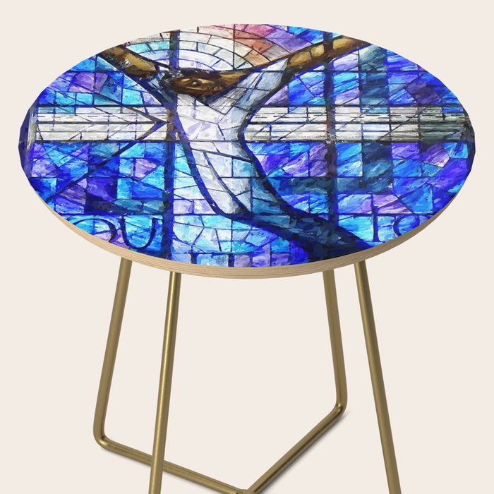 African American Portrait Painting of the Wales window at the 16th Street Baptist by Jeanpaul Ferro Side Table Gallery Image 2