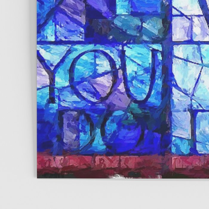 African American Portrait Painting of the Wales window at the 16th Street Baptist by Jeanpaul Ferro Poster Gallery Image 3