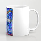 African American Portrait Painting of the Wales window at the 16th Street Baptist by Jeanpaul Ferro Coffee Mug Gallery Image 1