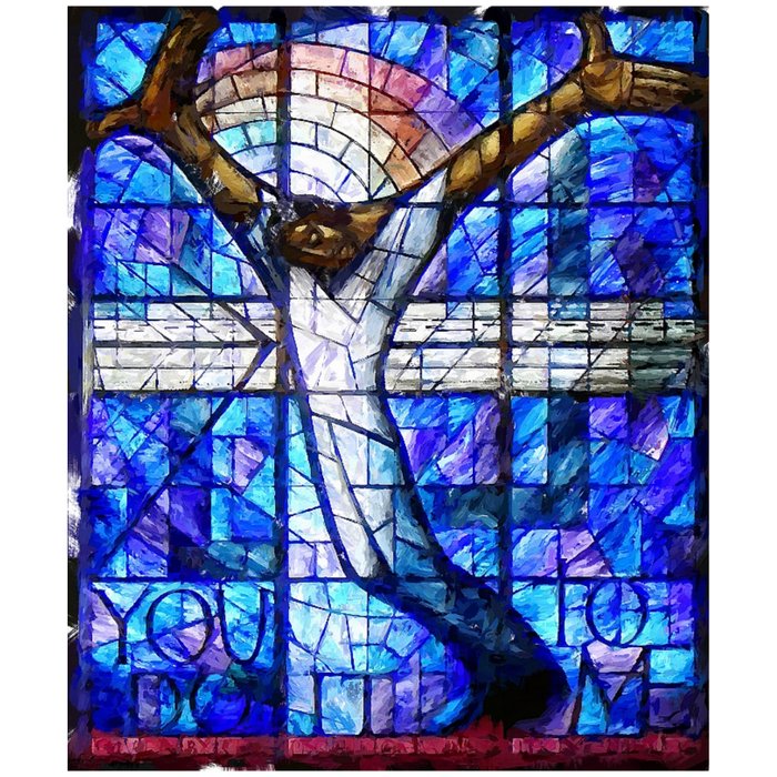 African American Portrait Painting of the Wales window at the 16th Street Baptist by Jeanpaul Ferro Coffee Mug Gallery Image 2