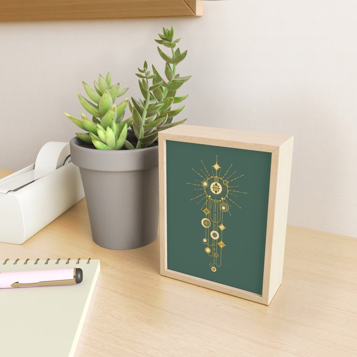 Writing on the sky Mini Art Print Gallery Image 2