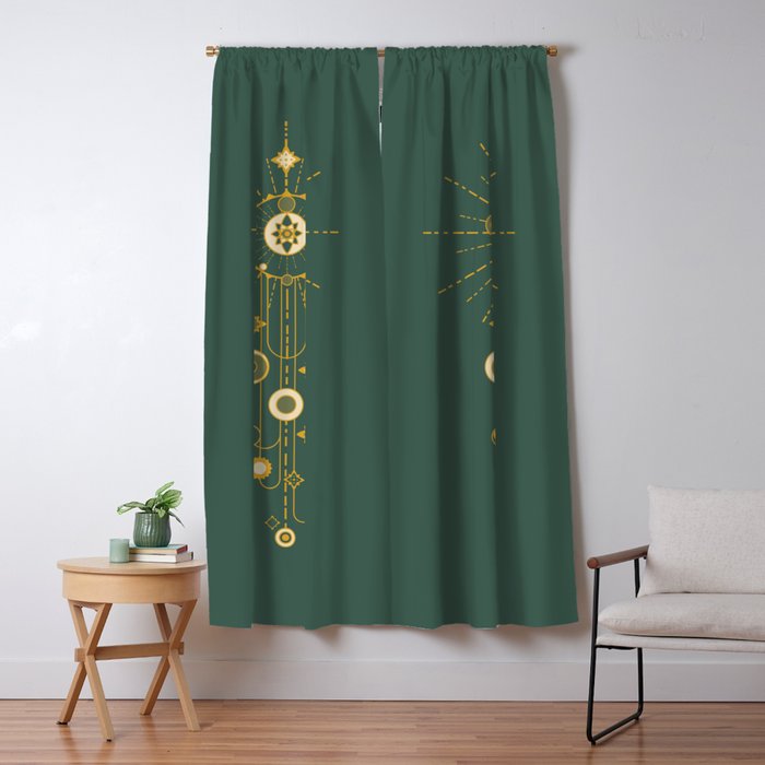 Writing on the sky Window Curtain Gallery Image 1