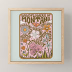 Montana Wildflowers Mini Art Print Gallery Image 1