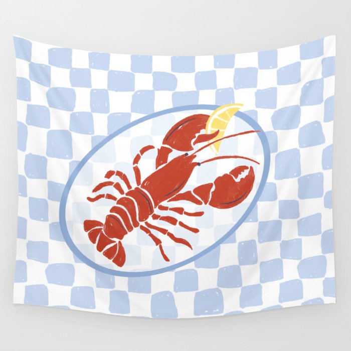 Fresh Lobster Wall Tapestry Gallery Image 4