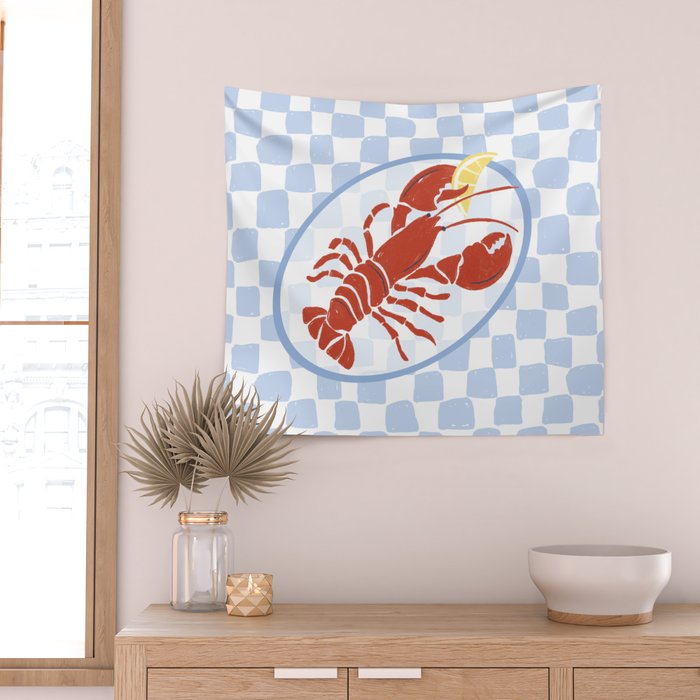 Fresh Lobster Wall Tapestry Gallery Image 2