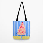 Mold the Future & Vote in Blueberry Blue Tote Bag Gallery Image 2