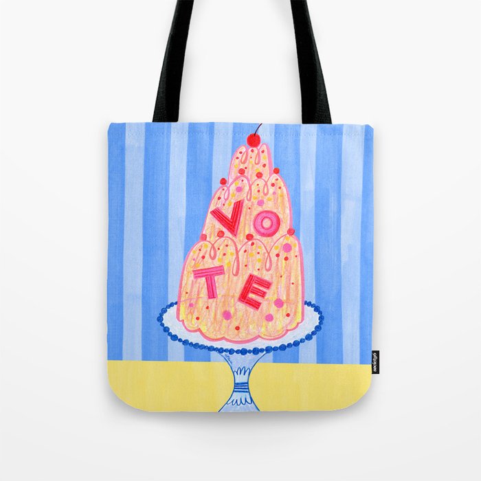 Mold the Future & Vote in Blueberry Blue Tote Bag Gallery Image 1