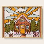 Leo Gingerbread House Serving Tray Gallery Image 1