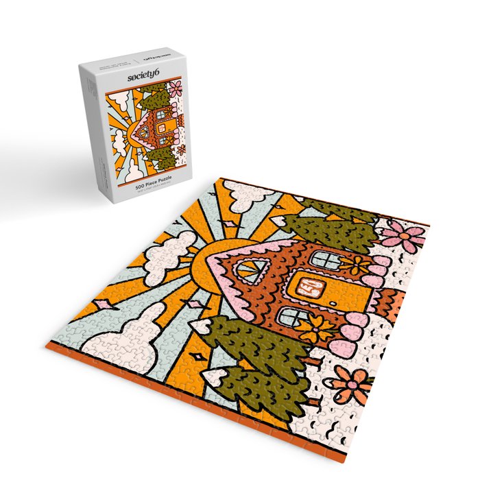 Leo Gingerbread House Jigsaw Puzzle Gallery Image 2