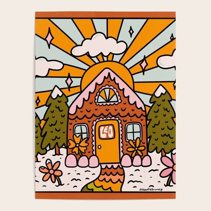 Leo Gingerbread House Poster Gallery Image 4