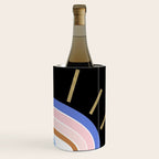 Retro evil eye - black & gold Wine Chiller Gallery Image 3