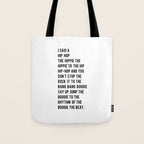I Said a Hip Hop Hippie to the Hippie Tote Bag Gallery Image 1