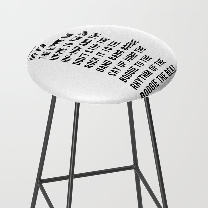 I Said a Hip Hop Hippie to the Hippie Stool Gallery Image 2