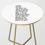 I Said a Hip Hop Hippie to the Hippie Side Table Gallery Image 2