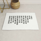 I Said a Hip Hop Hippie to the Hippie Rug Gallery Image 1