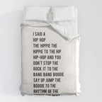 I Said a Hip Hop Hippie to the Hippie Duvet Cover Gallery Image 6