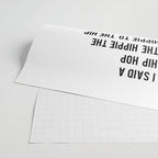 I Said a Hip Hop Hippie to the Hippie Wrapping Paper Gallery Image 2