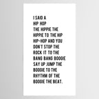 I Said a Hip Hop Hippie to the Hippie Tablecloth Gallery Image 2