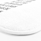 I Said a Hip Hop Hippie to the Hippie Bath Mat Gallery Image 3