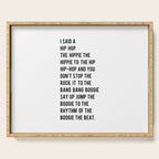 I Said a Hip Hop Hippie to the Hippie Serving Tray Gallery Image 1