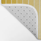 Gradient Arch XXV Gold Sunshine Mid Century Modern Rainbow Bath Mat Gallery Image 2
