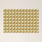 Autumn Triangle Tiles Pattern Welcome Mat Gallery Image 1