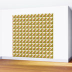 Autumn Triangle Tiles Pattern Wall Mural Gallery Image 2