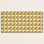 Autumn Triangle Tiles Pattern Desk Mat Gallery Image 3