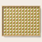 Autumn Triangle Tiles Pattern Serving Tray Gallery Image 1