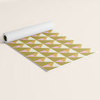 Autumn Triangle Tiles Pattern Yoga Mat Gallery Image 2
