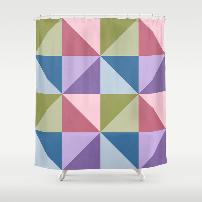 Kaleidoscope - patchouli Shower Curtain Gallery Image 1