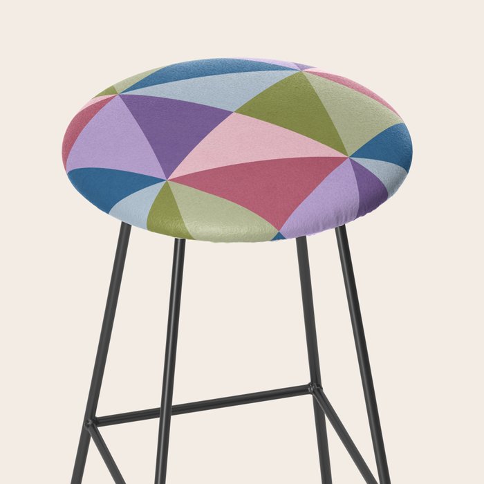 Kaleidoscope - patchouli Stool Gallery Image 2