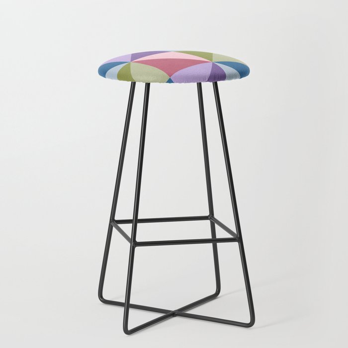 Kaleidoscope - patchouli Stool Gallery Image 1