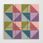Kaleidoscope - patchouli Wood Wall Art Gallery Image 1