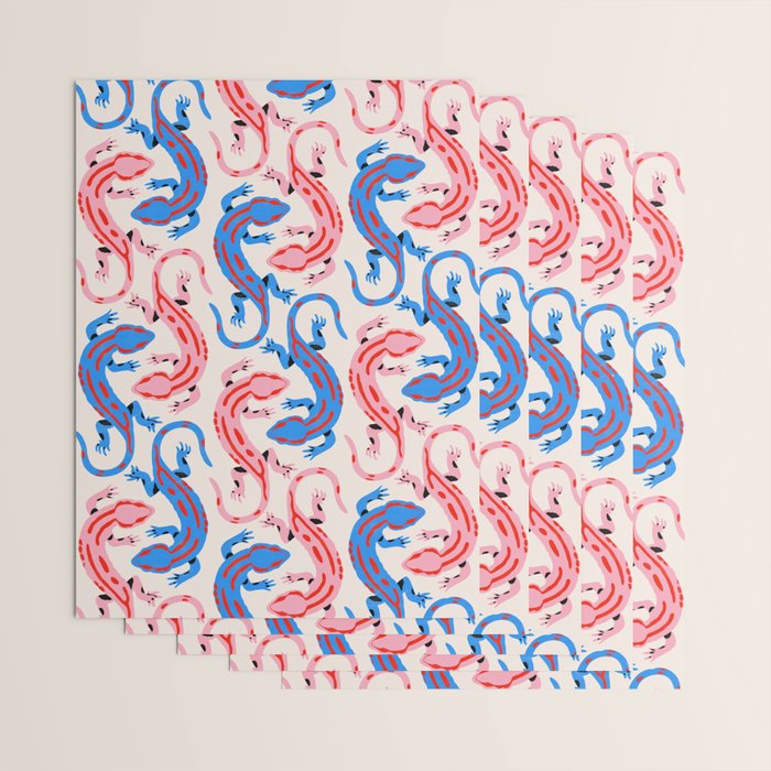 Colorful salamanders Wrapping Paper Gallery Image 3