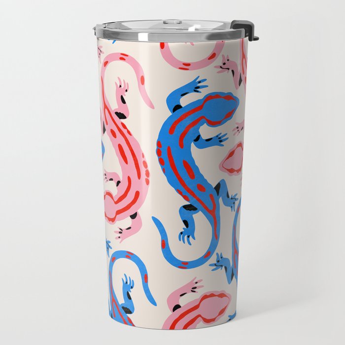 Colorful salamanders Travel Mug Gallery Image 2