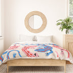 Colorful salamanders Duvet Cover Gallery Image 3