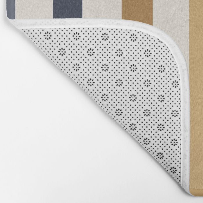 Bold Curvature Stripes III Bath Mat Gallery Image 2